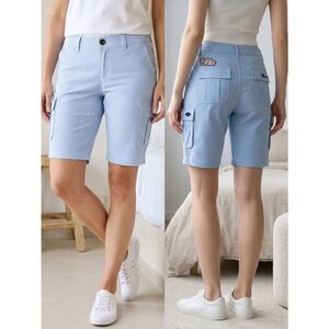 ☔️🔹️Blue Gingham Cargo Golf Shorts Size 6